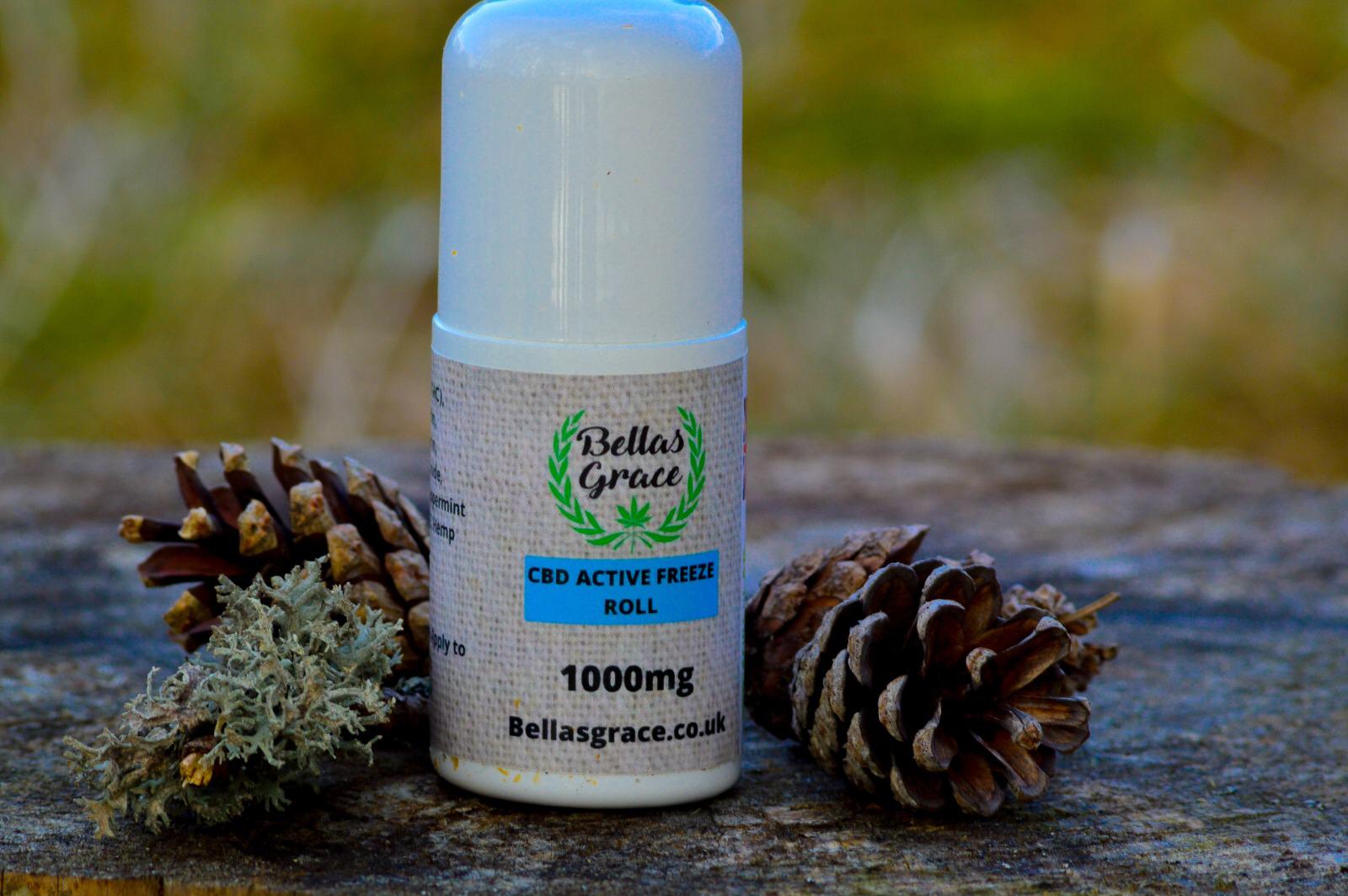 Bellas Grace Active CBD Roll On Freeze