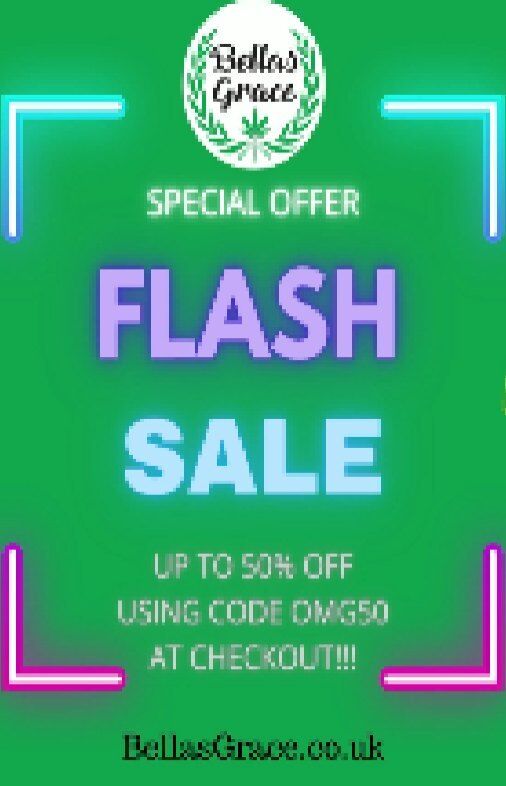 ⚡⚡⚡⚡FLASH SALE⚡⚡⚡⚡
50% off at checkout here Bellas Grace Oils on all purchases until the end of September!!!!!😀😀  Just apply promo code OMG50 at checkout when purchasing online via our website. 😀😍  Don't miss out on this fantastic offer, grab yourself that much needed oil, bath bomb ( 4 fantastic types to choose from) gummies, essential oils, freeze roll, muscle salves and much much more.😍  #cbd #cbdgummies #cbdedibles #cbdproducts #cbdhelps #cbdbenefits #cbdhealth #cbdwellness #pain #chronicpain #anxiety #depression #mentalhealth #fitness #gymlife #flashsale #salesalesale #discountcode